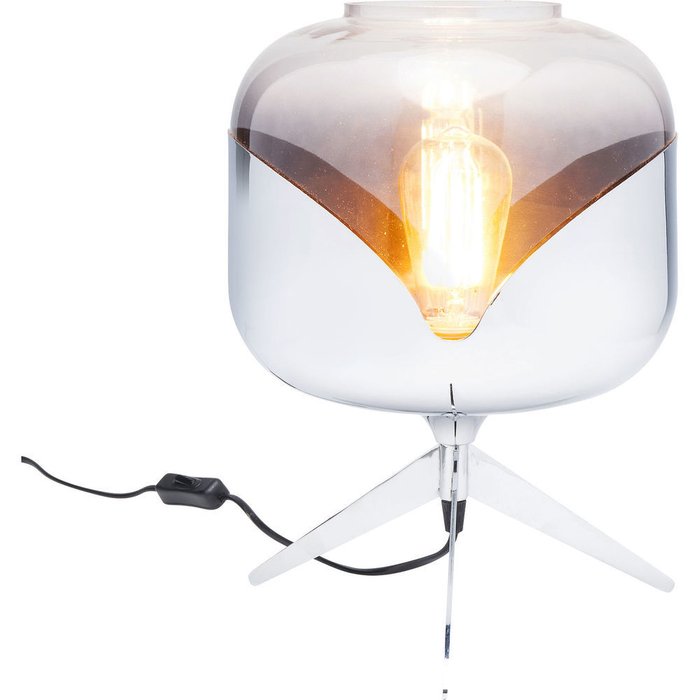 Лампа настольная Goblet с прозрачным плафоном