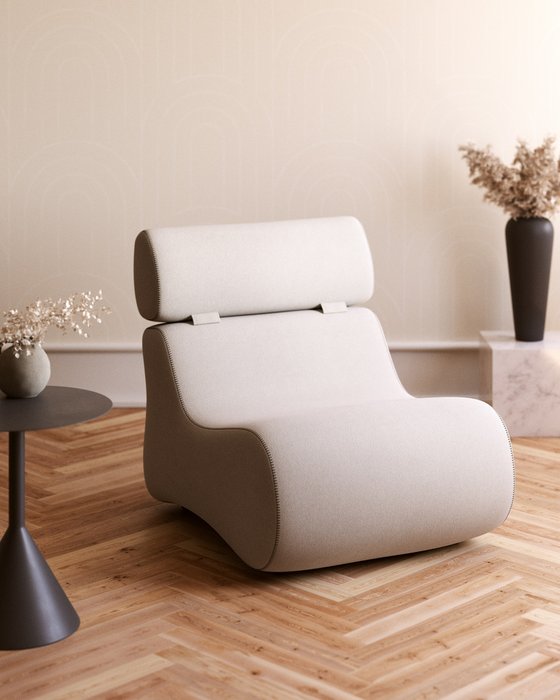 Кресло Club белого цвета - купить Интерьерные кресла по цене 95990.0