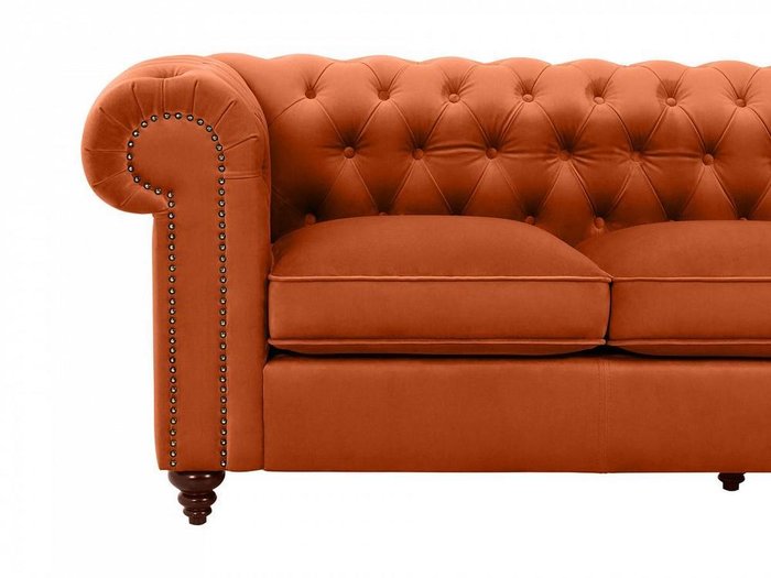 Диван Chester Classic терракотового цвета - лучшие Прямые диваны в INMYROOM