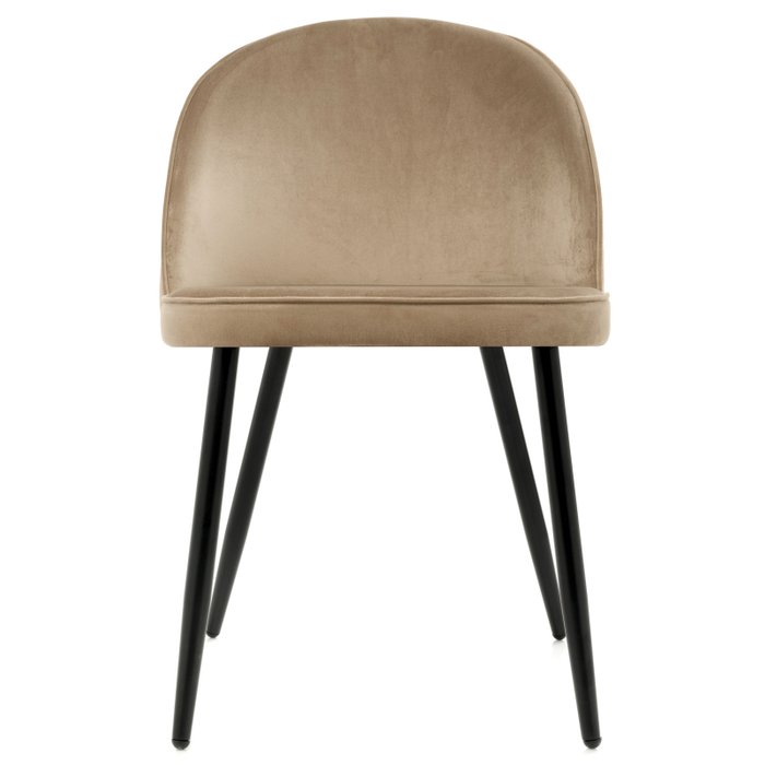 Мягкий стул Dodo темно-бежевого цвета - лучшие Обеденные стулья в INMYROOM