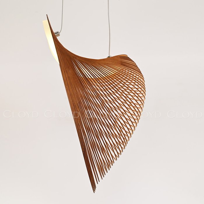 Подвесной светильник Cloyd FUETE P1 / шир. 40 см - дерево - белый - лучшие Подвесные светильники в INMYROOM Подвесной светильник Cloyd FUETE P1 / шир. 40 см - дерево - белый - лучшие Подвесные светильники в INMYROOM