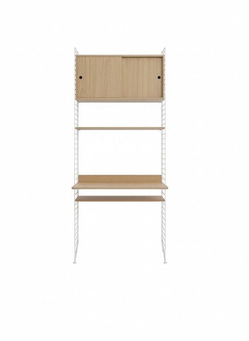 Стеллаж Астрид бежевого цвета Стеллаж Астрид бежевого цвета