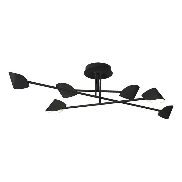 Потолочная люстра Capuccina 7580 (алюминий, цвет черный)