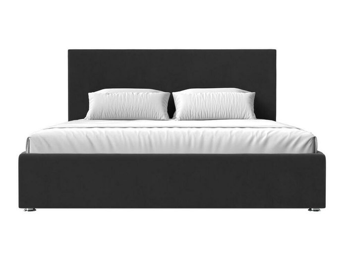 Кровать Кариба 200х200 серого цвета с подъемным механизмом - купить Кровати для спальни по цене 85999.0