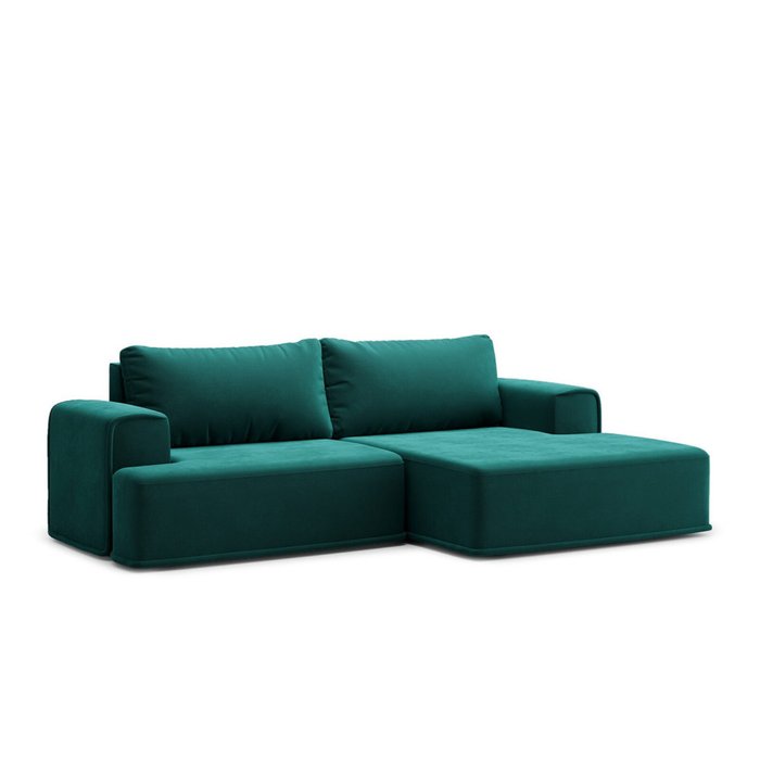 Угловой диван Ruffo зеленого цвета - купить Угловые диваны по цене 159786.0