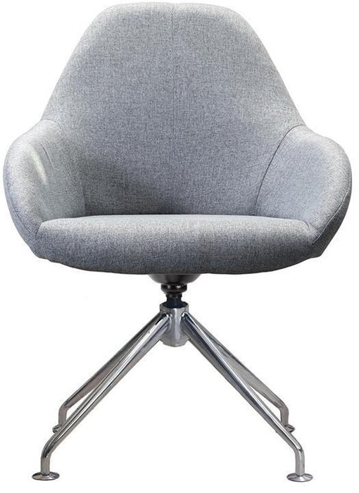 Стул Kent Spider CR Сканди серого цвета - лучшие Офисные кресла в INMYROOM