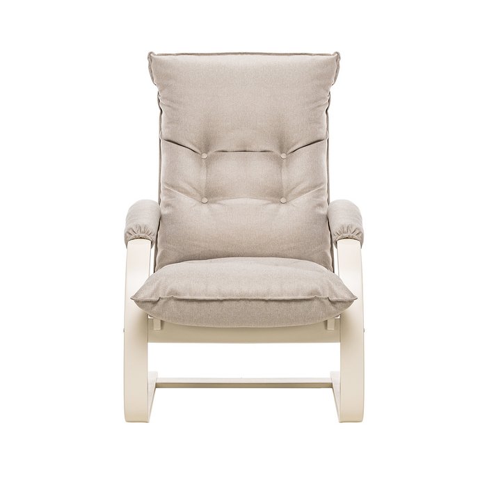 Кресло-трансформер Монако бежево-серого цвета - купить Интерьерные кресла по цене 18070.0