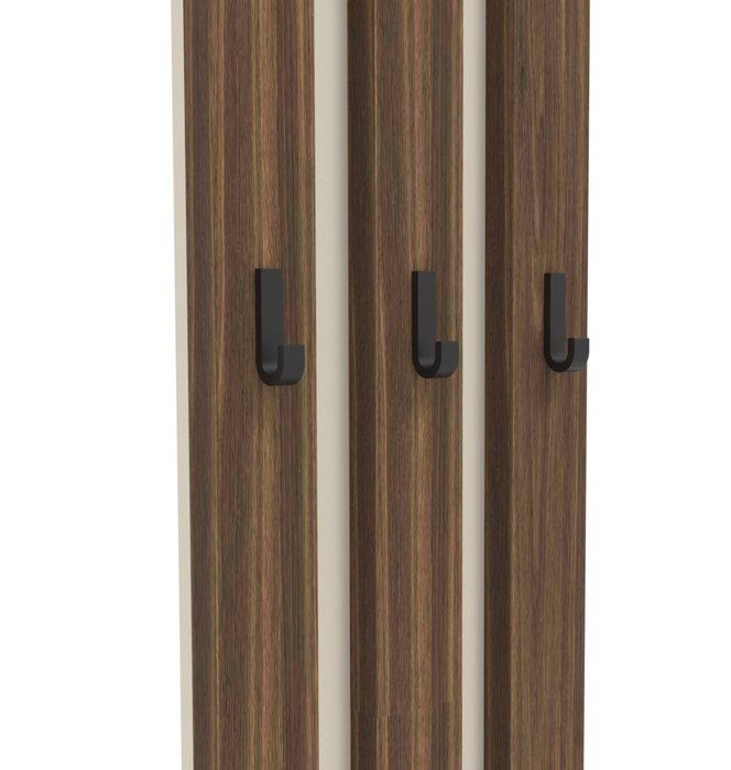 Вешалка с крючками Баланс В134.3 коричневого цвета - лучшие Настенные вешалки в INMYROOM Вешалка с крючками Баланс В134.3 коричневого цвета - лучшие Настенные вешалки в INMYROOM