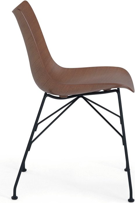 Стул P/Wood цвета темное дерево - лучшие Обеденные стулья в INMYROOM