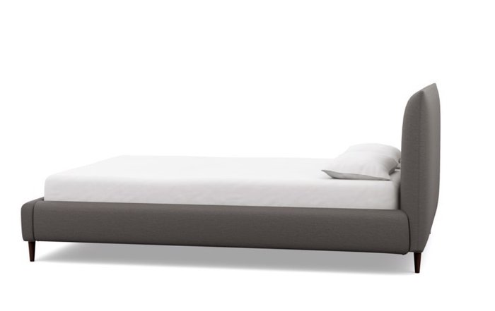 Кровать Эмбер 180х200 темно-серого цвета - лучшие Кровати для спальни в INMYROOM