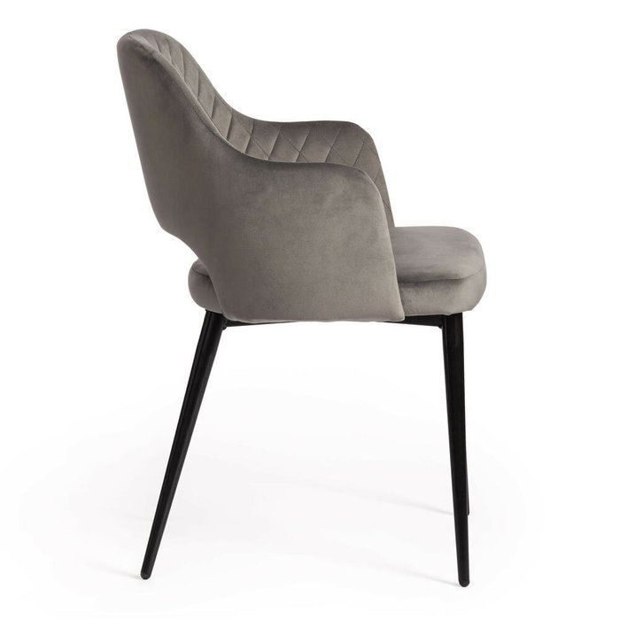 Комплект из четырех стульев Valkyria серого цвета - лучшие Обеденные стулья в INMYROOM