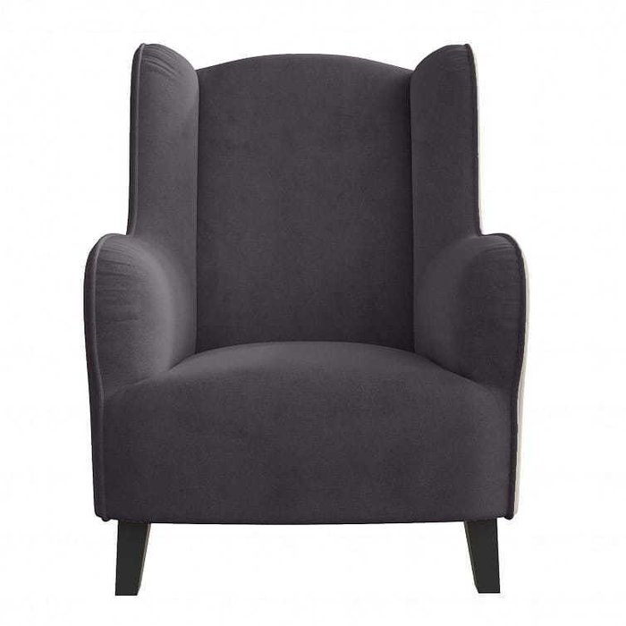 Мягкое кресло Теодор темно-серого цвета - купить Интерьерные кресла по цене 44564.0