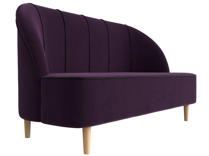 Диван Фелини фиолетового цвета - лучшие Прямые диваны в INMYROOM