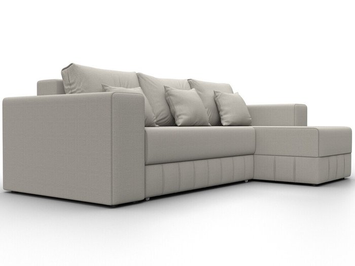 Угловой диван-кровать Лига-076 светло-бежевого цвета - лучшие Угловые диваны в INMYROOM