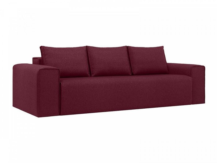 Диван-кровать Bui бордового цвета - купить Прямые диваны по цене 75910.0