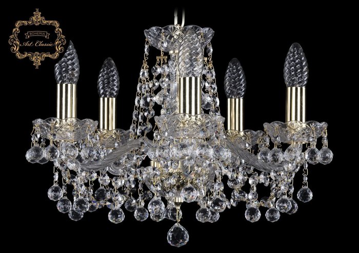 Хрустальная подвесная люстра Art Classic 46327 11.26.5.141.Gd.B подсвечник Хрустальная подвесная люстра Art Classic 46327 11.26.5.141.Gd.B подсвечник