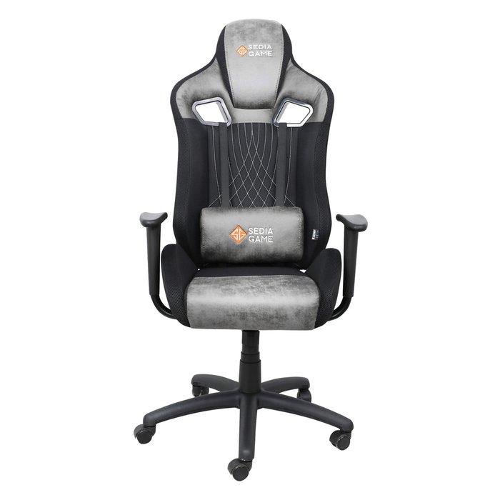 Кресло поворотное Royal серо-черного цвета - купить Офисные кресла по цене 33230.0