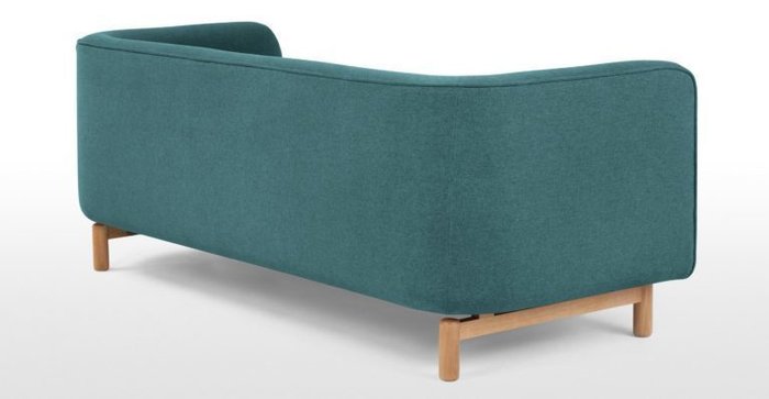 Трехместный диван Tribeca бирюзовый - лучшие Прямые диваны в INMYROOM