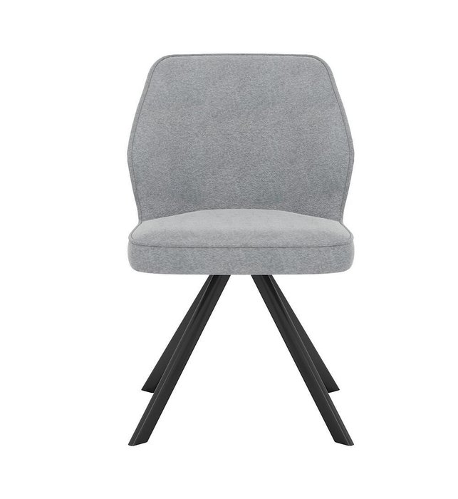 Стул DikLine 233 поворотный серого цвета - лучшие Обеденные стулья в INMYROOM