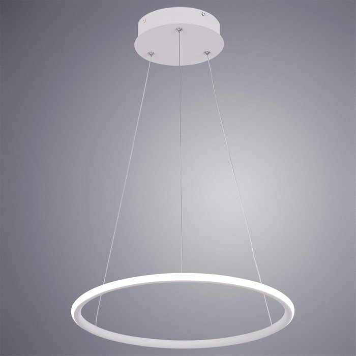 Подвесной светодиодный светильник из металла и силикона - купить Подвесные светильники по цене 9980.0