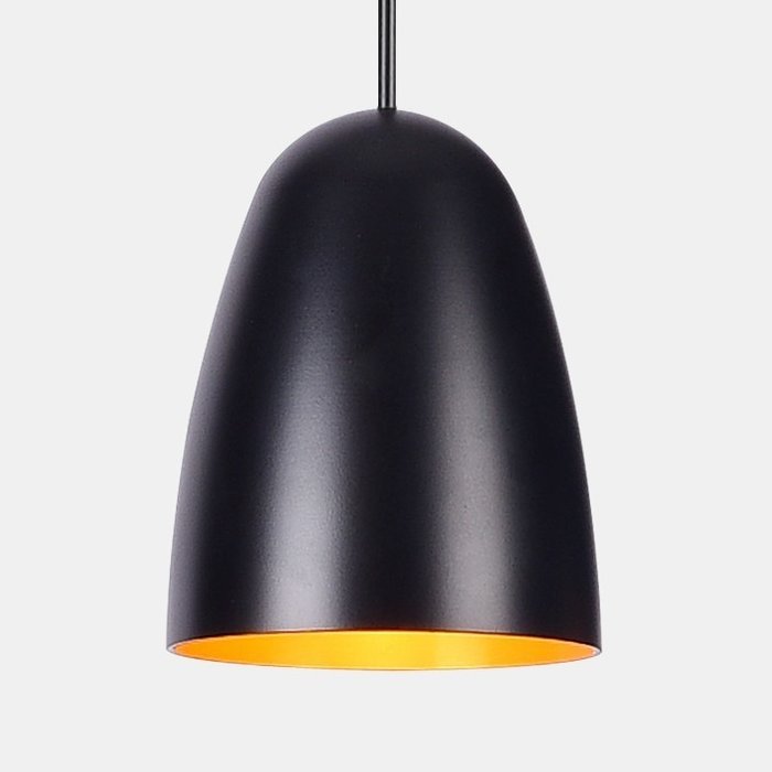 Подвесной светильник из алюминия черного цвета - лучшие Подвесные светильники в INMYROOM