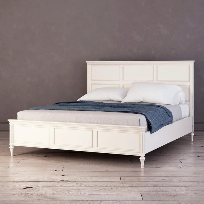 Кровать Riverdi цвета слоновой кости 160х200  - купить Кровати для спальни по цене 156200.0