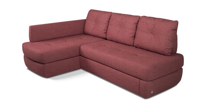 Угловой диван-кровать Арно красного цвета - купить Угловые диваны по цене 78738.0