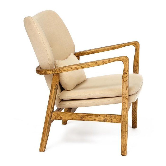 Кресло Retro бежевого цвета - купить Интерьерные кресла по цене 33900.0