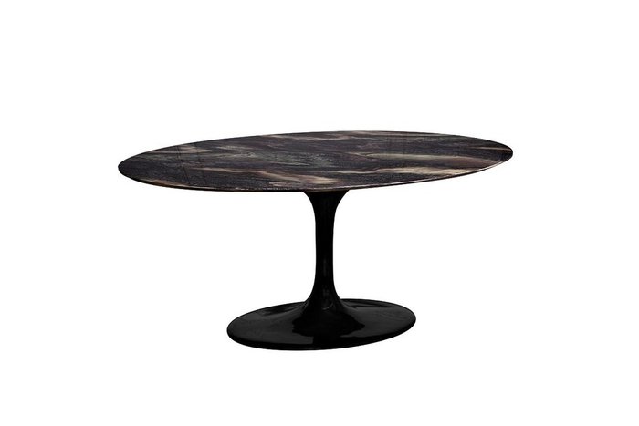 Стол обеденный овальный черный - купить Обеденные столы по цене 107520.0