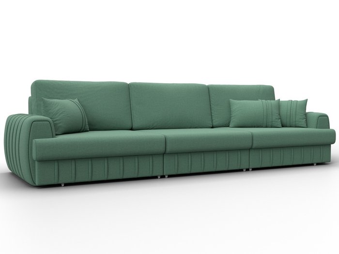 Диван-кровать Лига-057 Лонг зеленого цвета Диван-кровать Лига-057 Лонг зеленого цвета