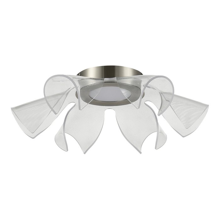 Светильник потолочный ST-Luce Никель/Прозрачный LED 1*20W 4000K FAIRY - купить Потолочные светильники по цене 21272.0