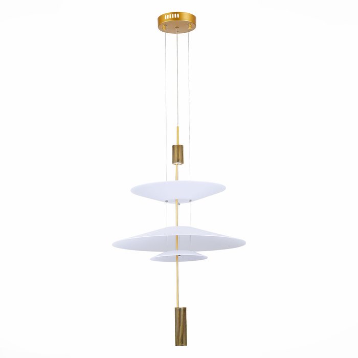 Подвесной светильник Isola золотисто-белого цвета - купить Подвесные светильники по цене 32520.0