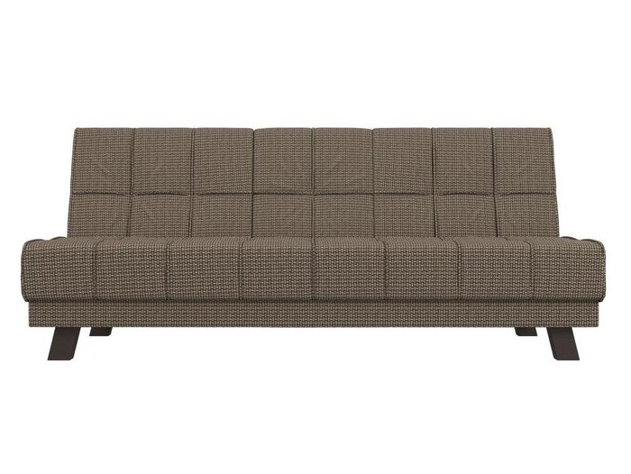 Прямой диван-кровать Винсент коричневого цвета - купить Прямые диваны по цене 29999.0