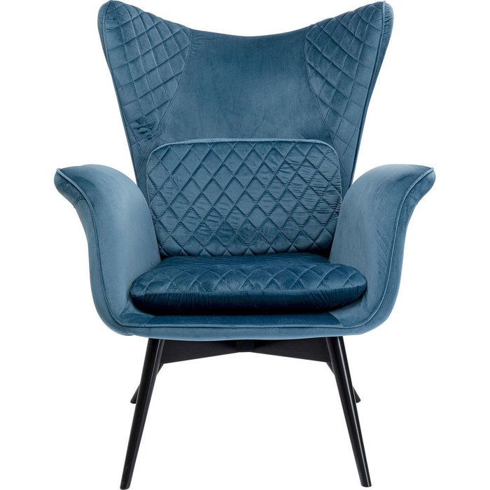 Кресло Tudor синего цвета