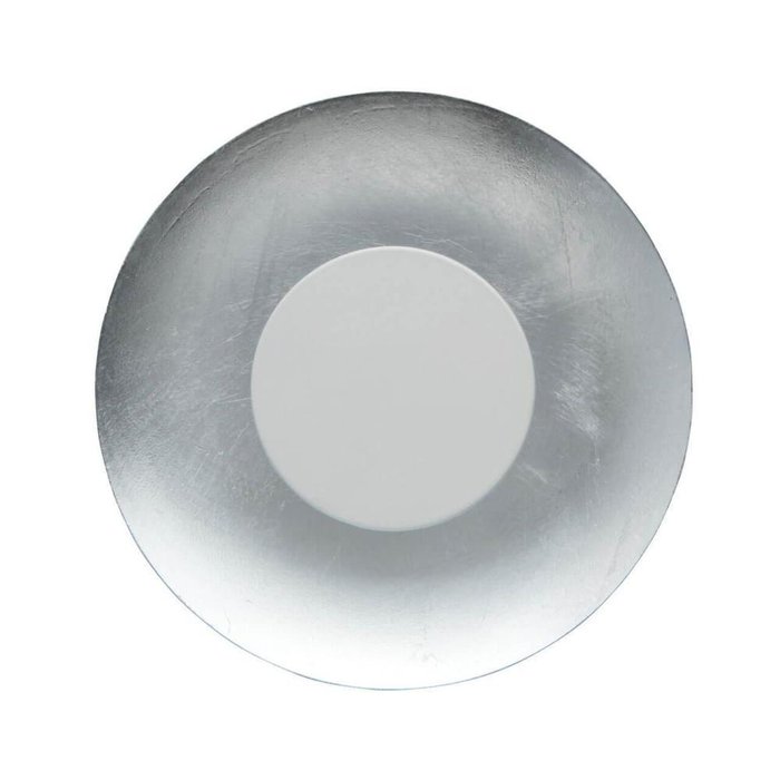 Настенный светодиодный светильник Галатея 14 из металла серебряного цвета