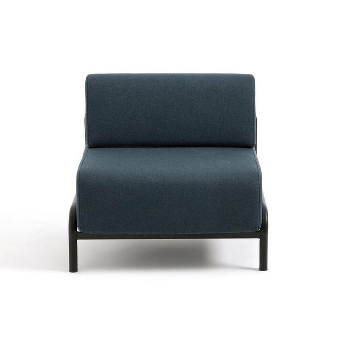 Кресло из полиэстера Thomes темно-синего цвета - купить Интерьерные кресла по цене 49062.0