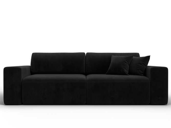 Диван-кровать Лига 036 Классик черного цвета - купить Прямые диваны по цене 75990 Диван-кровать Лига 036 Классик черного цвета - купить Прямые диваны по цене 75990