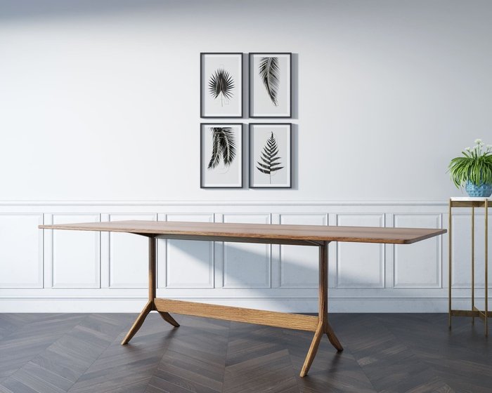 Обеденный стол Andersen коричневого цвета - лучшие Обеденные столы в INMYROOM