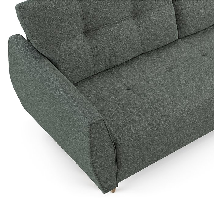 Прямой диван-кровать Raud серого цвета - лучшие Прямые диваны в INMYROOM