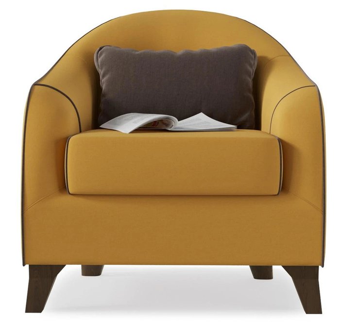 Кресло Этюд желтого цвета  - купить Интерьерные кресла по цене 16034.0