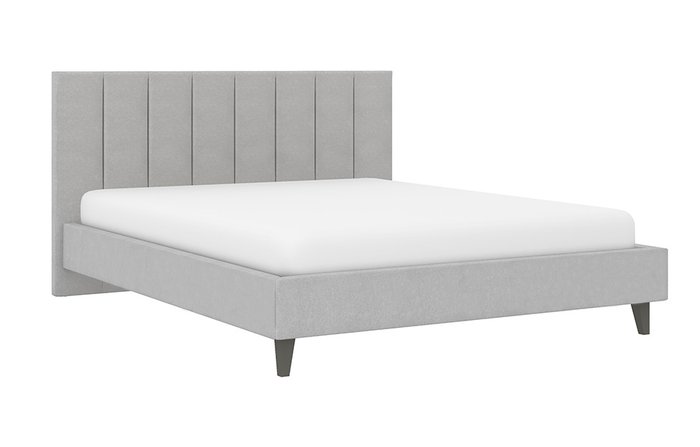 Кровать Нордин 160х200 серого цвета - купить Кровати для спальни по цене 52090.0