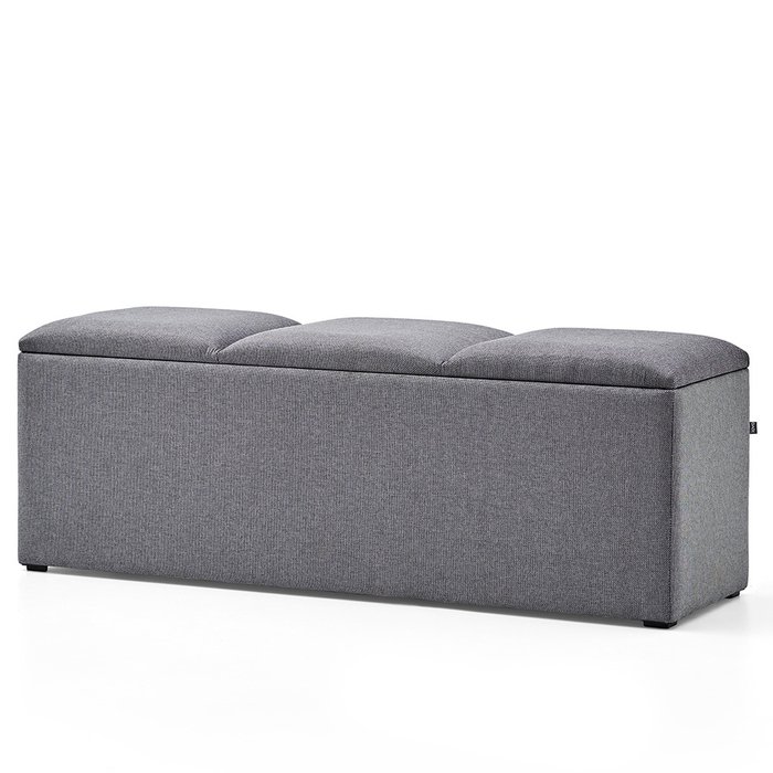 Банкетка Agora Storage Ottomans серого цвета