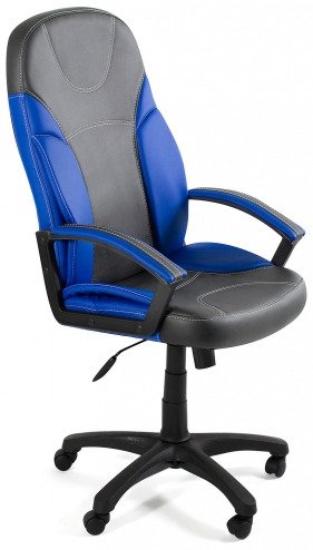 Офисное кресло TetChair Twister, серо-синее
