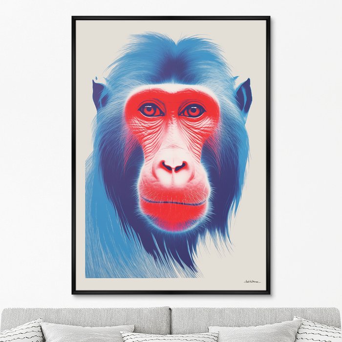 Репродукция картины The Monkeys, No 1, 2024г.