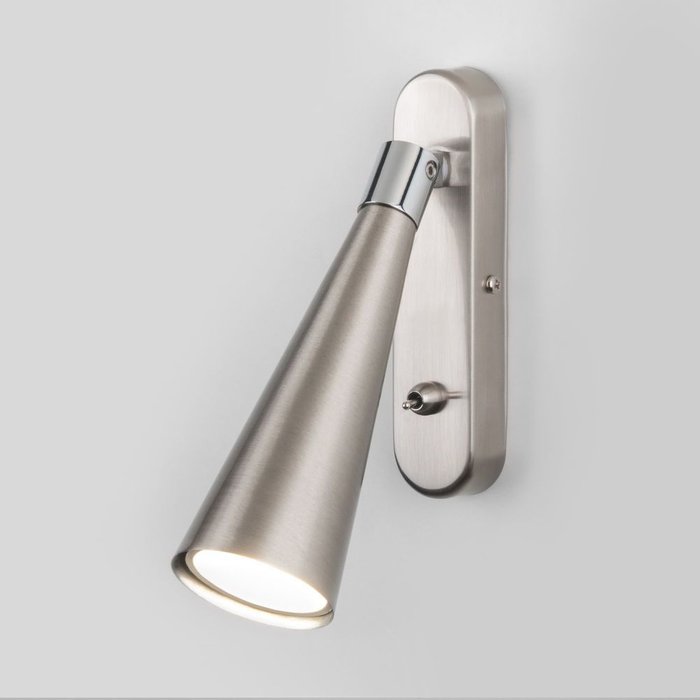 Настенный светильник Horn GU10 SW сатинированный никель Horn GU10 SW сатинированный никель (MRL 1010) Настенный светильник Horn GU10 SW сатинированный никель Horn GU10 SW сатинированный никель (MRL 1010)