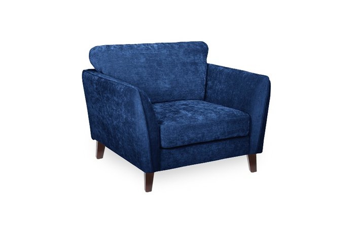 Кресло Скаген синего цвета
