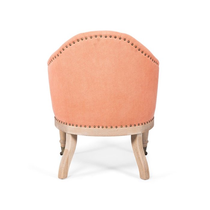 Кресло Austine персиково-розового цвета - купить Интерьерные кресла по цене 24705.0