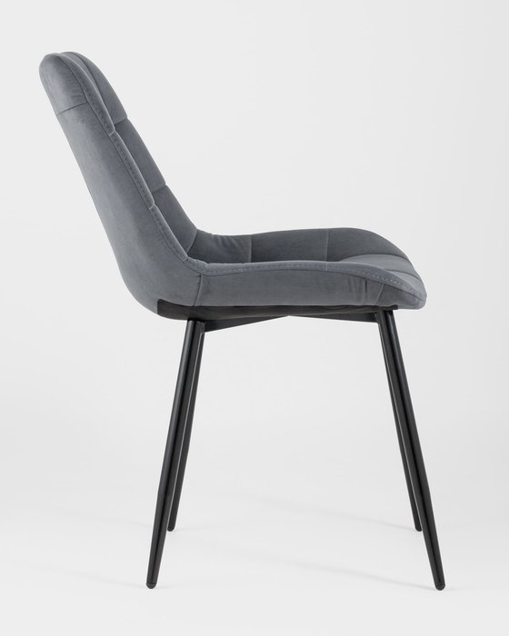 Стул Флекс темно-серого цвета - лучшие Обеденные стулья в INMYROOM