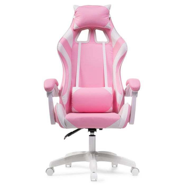 Компьютерное кресло Rodas бело-розового цвета - купить Офисные кресла по цене 18325.0