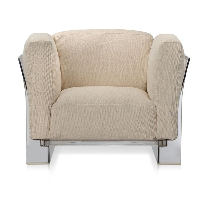 Кресло Pop Duo бежевого цвета - купить Интерьерные кресла по цене 266035.0